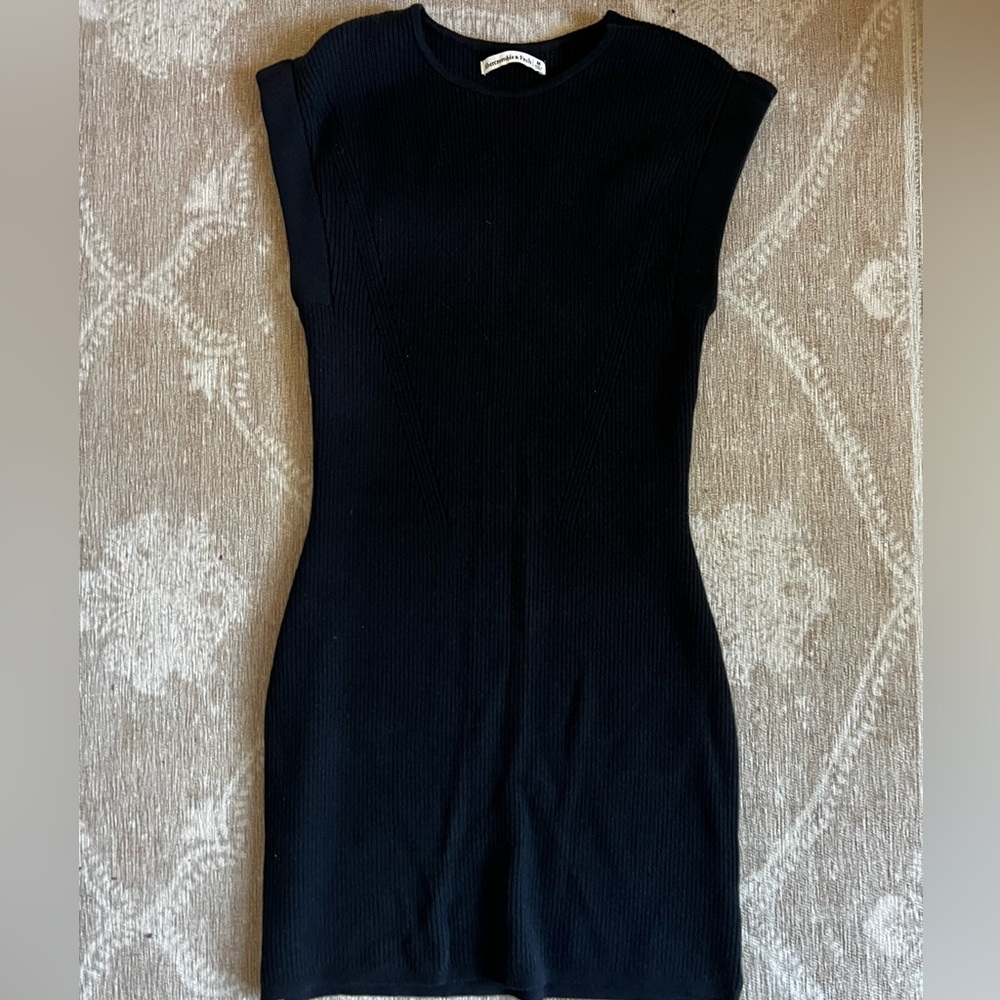 Casual knit mini dress